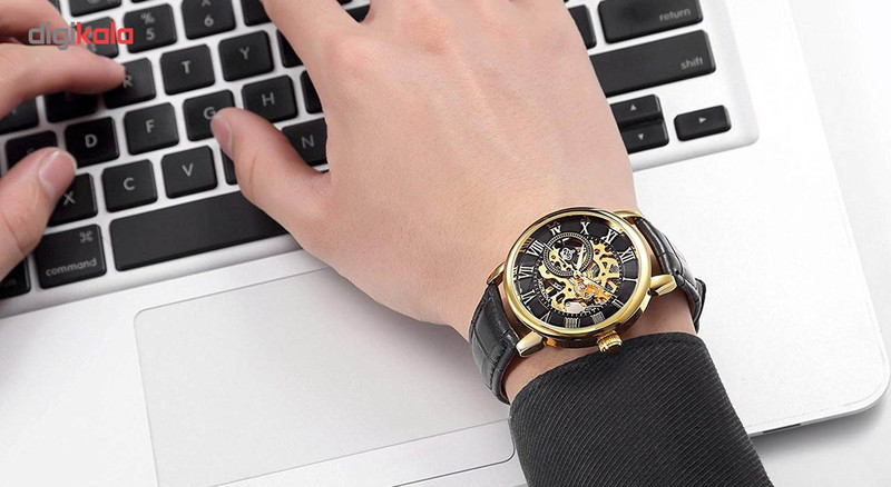 ساعت مچی عقربه ای مردانه اورکینا مدل WG076GB