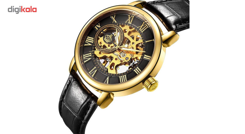 ساعت مچی عقربه ای مردانه اورکینا مدل WG076GB