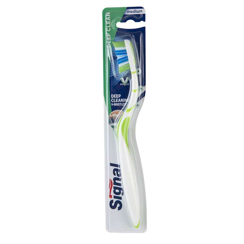 مسواک سیگنال مدل Deep Clean با برس متوسط مسواک سیگنال مدل Deep Clean با برس متوسط