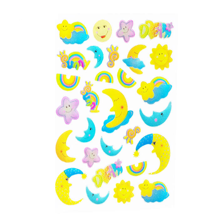 برچسب طرح ماه و ستاره کد st12