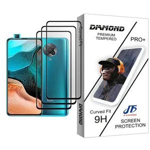 JF Diamond Glass MIX003 Screen Protector For Xiaomi Redmi K30 Pro Pack Of 3