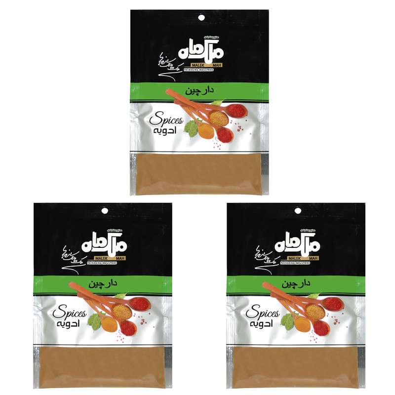 پودر دارچین ملک ماه - 40 گرم بسته 3 عددی