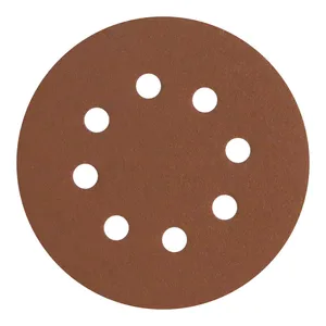 سنباده پشت کرکی استارک 12.5 سانتی متری زبری 120 مدل C125P120H8 بسته 10 عددی