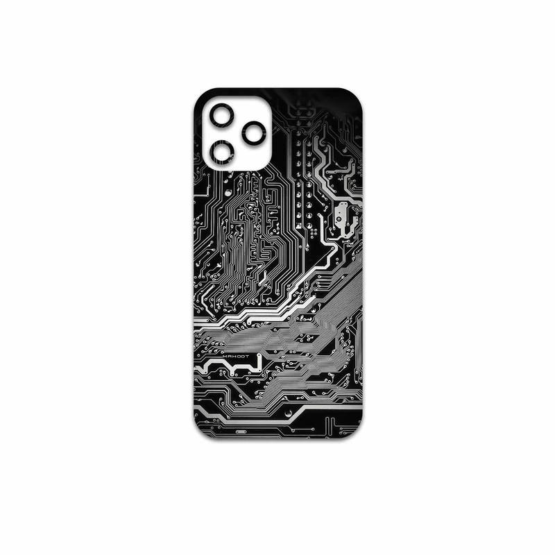 برچسب پوششی ماهوت مدل Black-Printed-Circuit-Board مناسب برای گوشی موبایل اپل iPhone 12 Pro