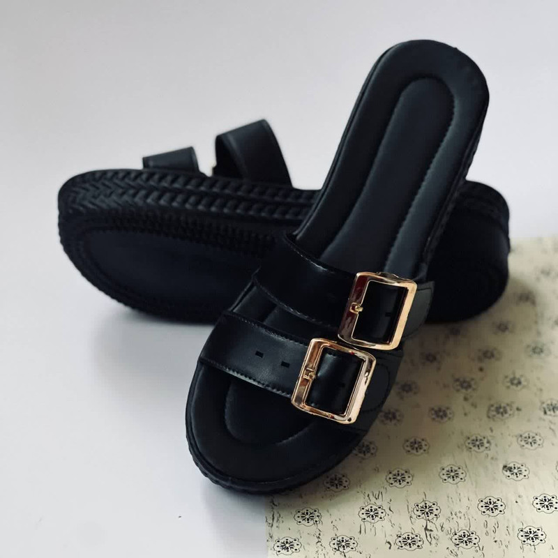 دمپایی زنانه مدل  گندومی