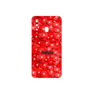 MAHOOT Youtube Cover Sticker for Samsung Galaxy A40