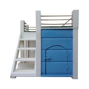 لانه سگ و گربه و حیوانات خانگی چوبیش مدل Duplex سایز متوسط