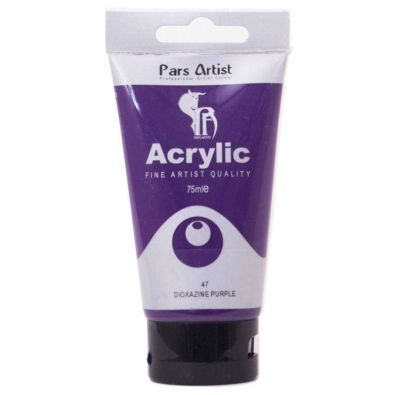 رنگ اکریلیک پارس آرتیست کد 47 Dioxazine Purple سایز 075