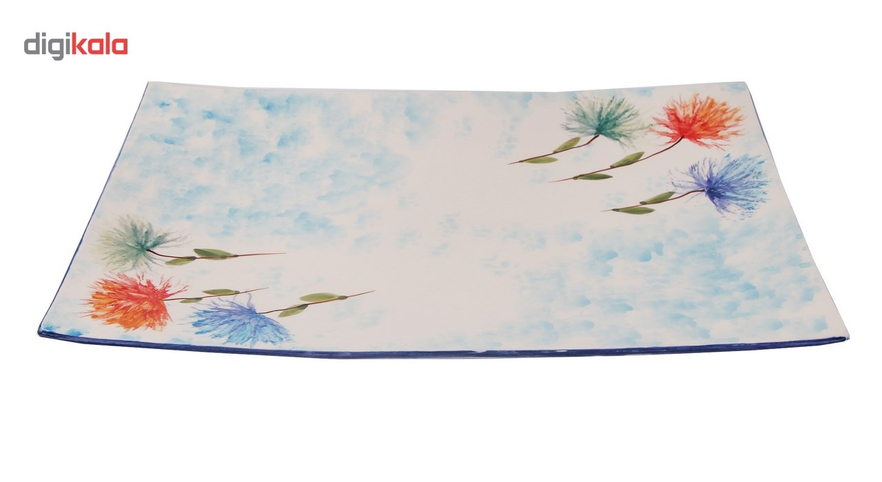 دیس سرامیکی طرح قاصدک مدل مستطیل گالری هنرسرای رضا کد 227037