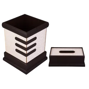 ست سطل و جای دستمال کاغذی سیبک کد SD-23