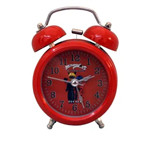 ساعت رومیزی کودک مدل شماطه دار طرح دختر توت فرنگی کد N5