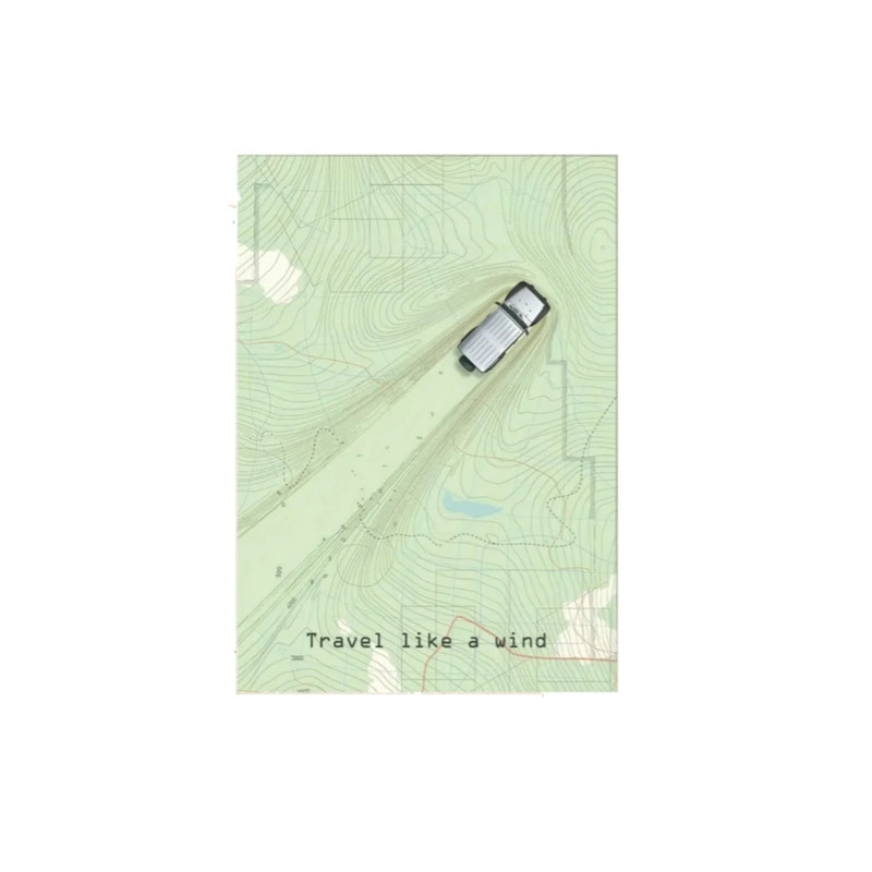 کارت پستال مریخ مدل Travel کد 6006