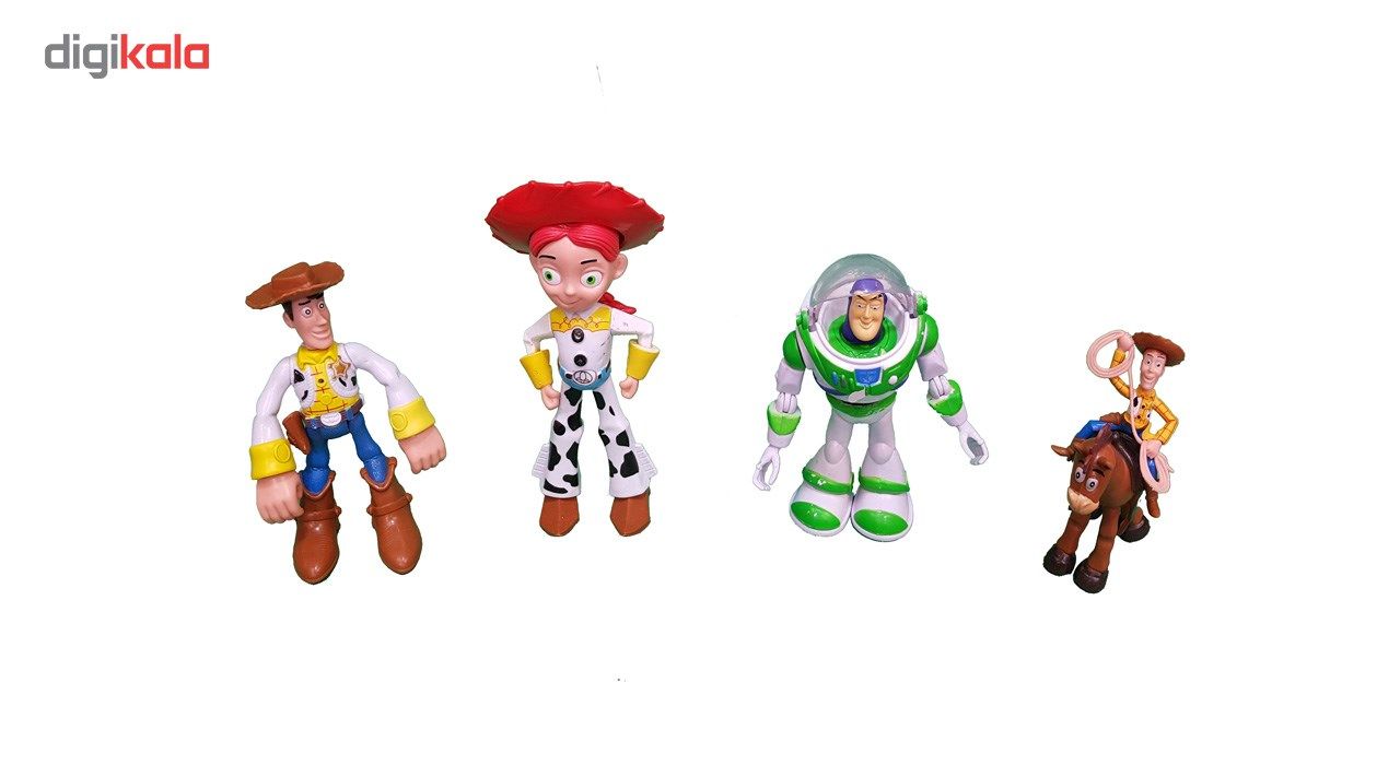 ست اکشن فیگور بسته 4 عددیtoy story