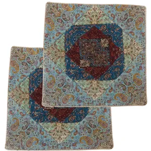 کاور کوسن ترمه مدل سنتی کد CHGH_06 بسته دو عددی