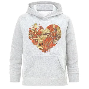 هودی زنانه طرح عاشقانه مدل H576