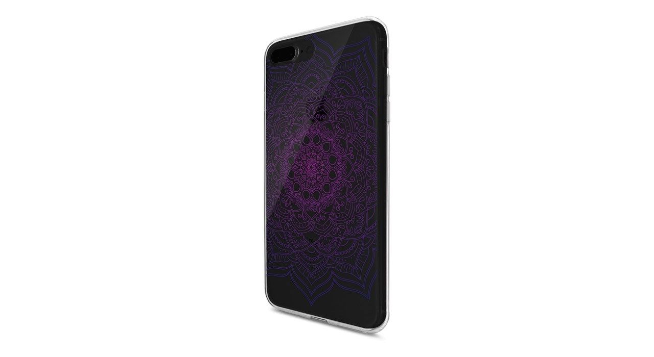 کاور ژله ای مدل Purple flower mandala مناسب برای گوشی موبایل آیفون 7 پلاس و 8 پلاس main 1 8