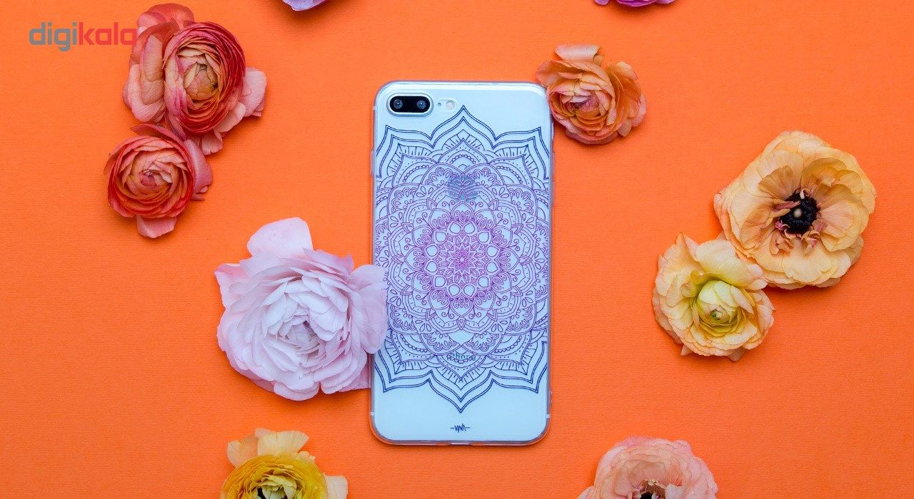 کاور ژله ای مدل Purple flower mandala مناسب برای گوشی موبایل آیفون 7 پلاس و 8 پلاس main 1 11