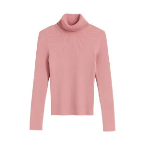 بلوز آستین بلند یقه اسکی زنانه مدل B10018