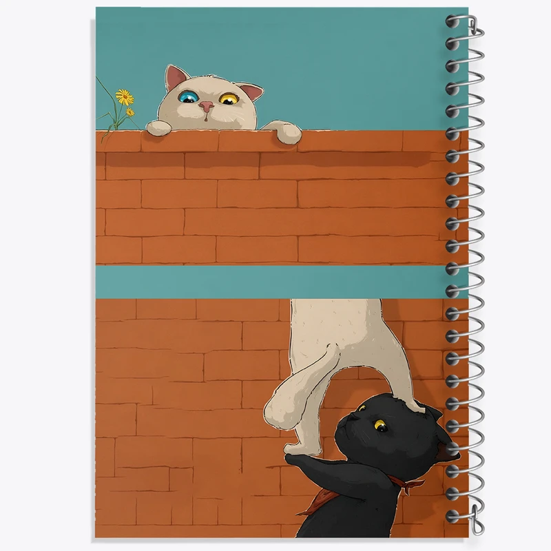 دفتر لیست خرید 50 برگ خندالو طرح گربه های بامزه کد N4011