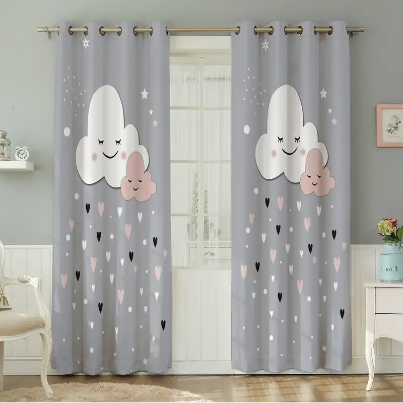 پرده نیروانا طرح کودک مدل مخمل کد 8291 سایز 140×280 سانتی متر