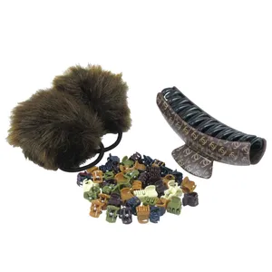 کش مو کوه شاپ طرح CHANEL  به همراه  کلیپس