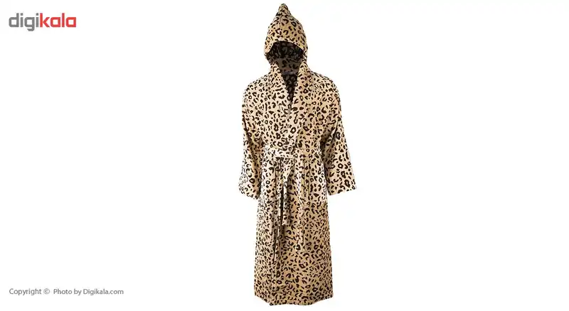 حوله پالتویی برق لامع مدل Leopard سایز 135