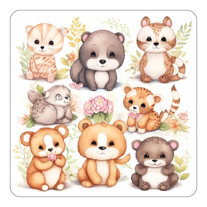 مگنت کاکتی طرح حیوانات کارتونی مدل mp28599