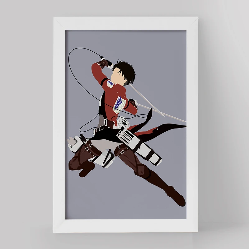 تابلو خندالو مدل لیوای انیمه اتک آن تایتان Attack on Titan کد 18553