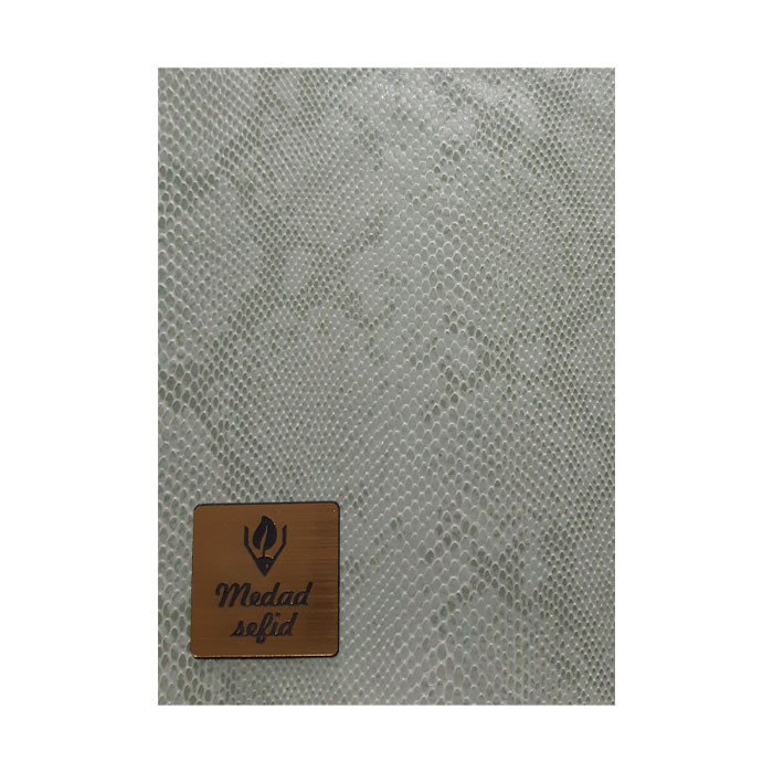 چرم مصنوعی مداد سفید مدل پوست ماری 