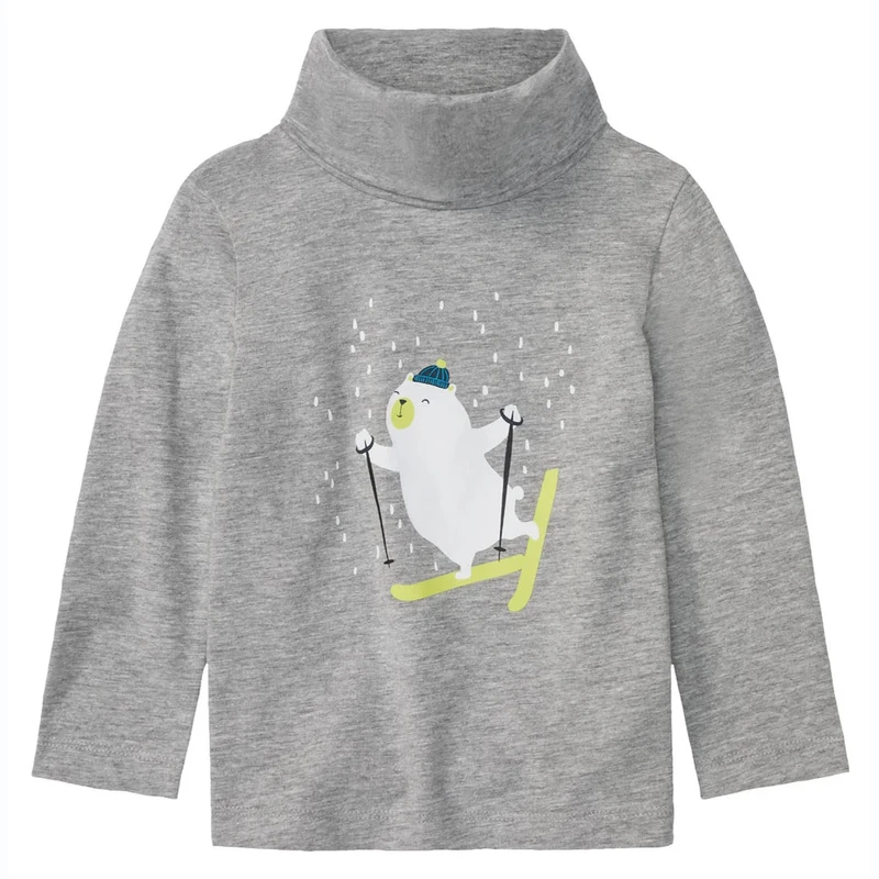 تی شرت یقه اسکی بچگانه لوپیلو مدل پنبه ای کد 12997894