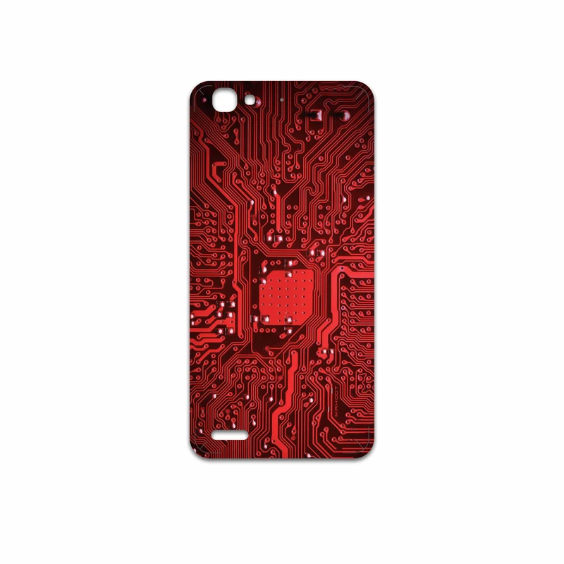 برچسب پوششی ماهوت مدل Red Printed Circuit Board مناسب برای گوشی موبایل هوآوی GR3
