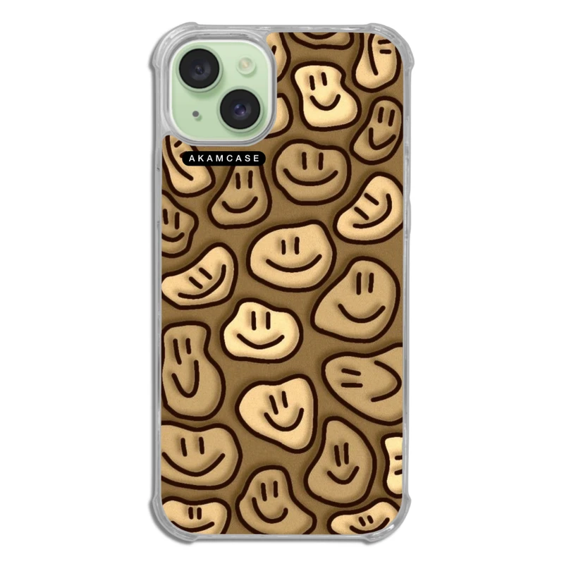کاور آکام مدل AMCWTA15PLUS-HAPPY FACE1 مناسب برای گوشی موبایل اپل iPhone 15 Plus