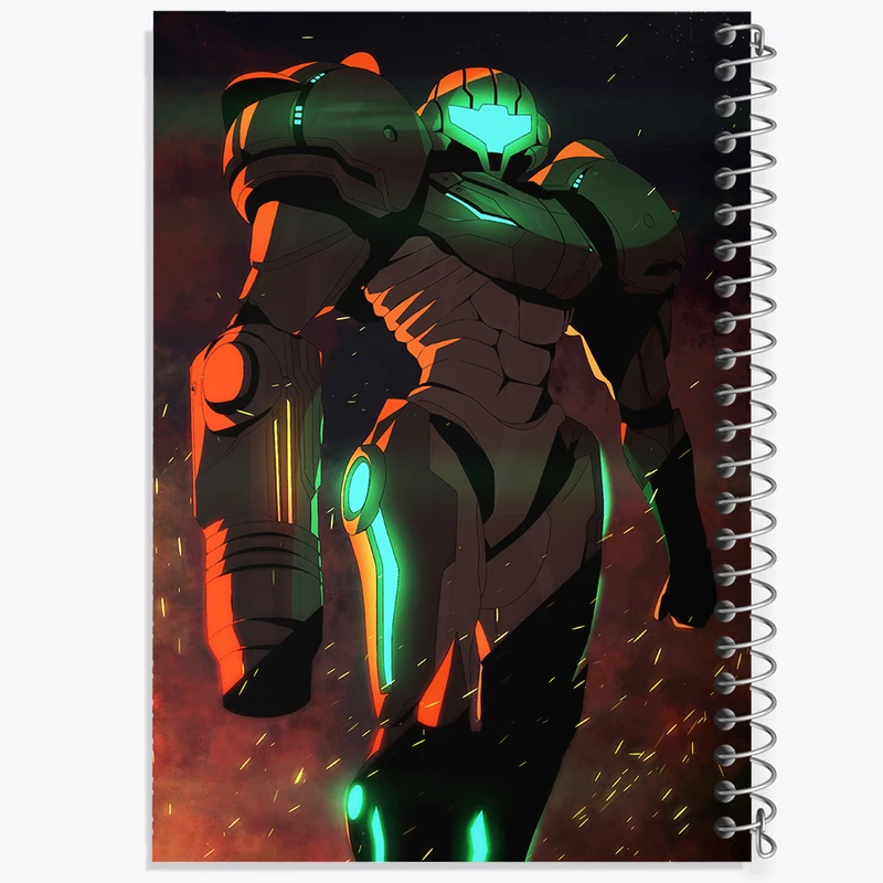 دفتر مشق 50 برگ خندالو طرح بازی متروید (Metroid) کد 35688