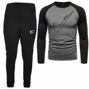 ست تی شرت و شلوار مردانه مدل 04081734 رنگ طوسی