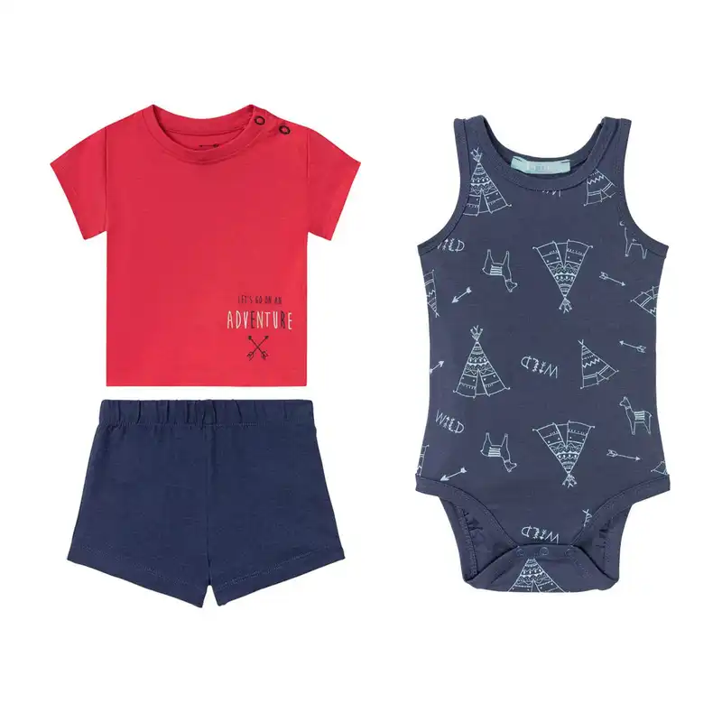 ست 3 تکه لباس نوزادی لوپیلو مدل jazab2