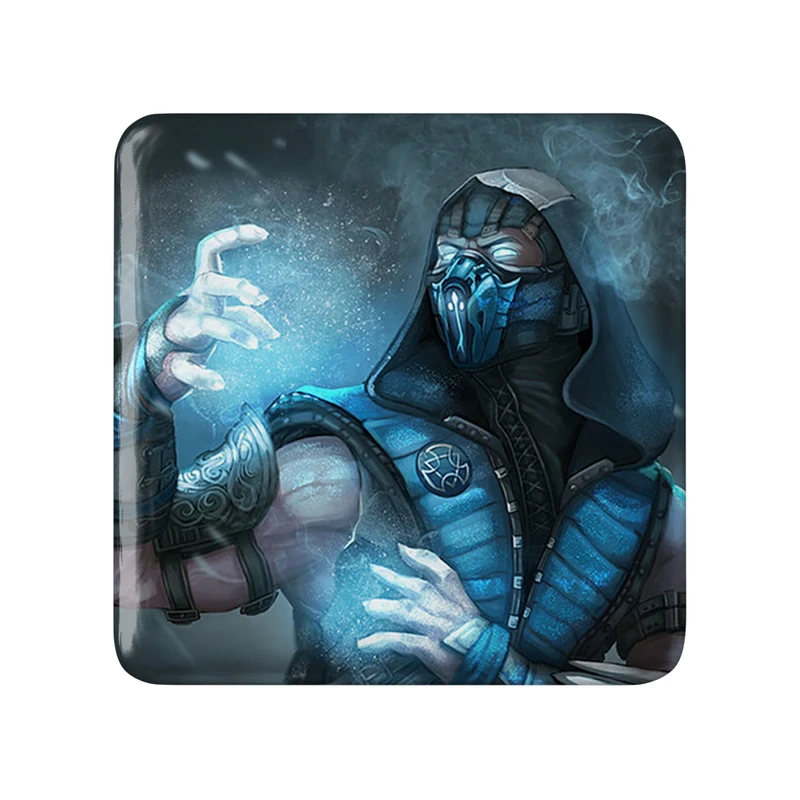 مگنت خندالو طرح بازی مورتال کمبت Mortal Kombat مدل مربعی کد 29795