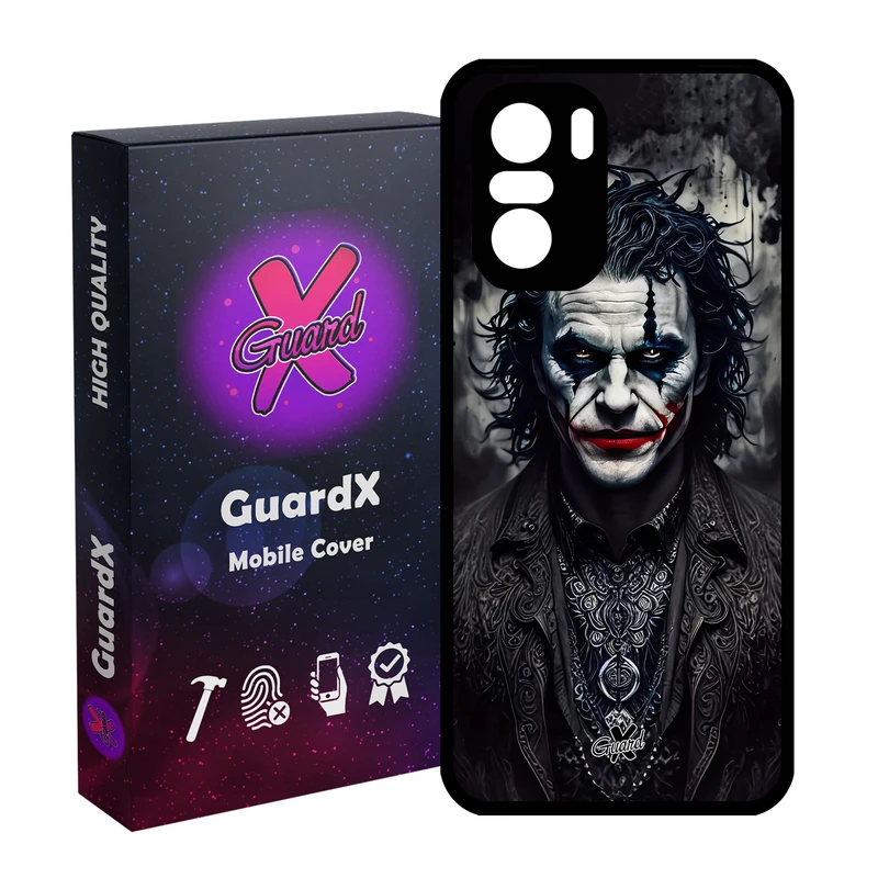 کاور گارد ایکس طرح جوکر مدل Glass10600 مناسب برای گوشی موبایل شیائومی Poco F3/MI 11X/MI 11X Pro/Redmi K40/K40 Pro
