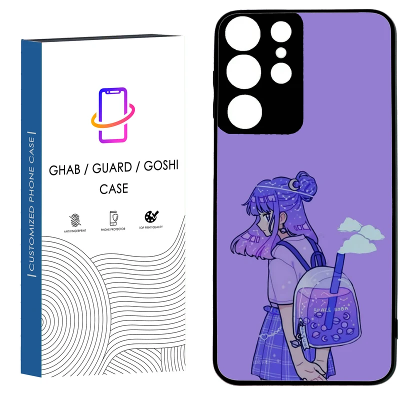 کاور قاب گارد گوشی طرح دخترانه کد 17 - TPU مناسب برای گوشی موبایل سامسونگ Galaxy S21 Ultra / S20 Ultra