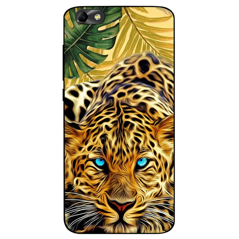 کاور مگافون طرح پلنگ مدل 7455 مناسب برای گوشی موبایل هوآوی Y5 2018 / Y5 Prime 2018 / Y5 Lite 2018