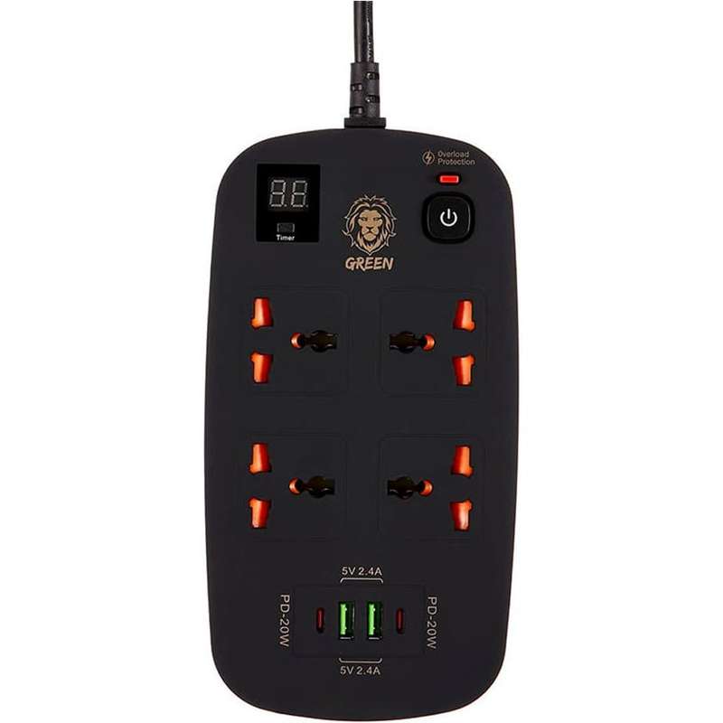 چندراهی برق گرین لاین مدل PD -USB 40W