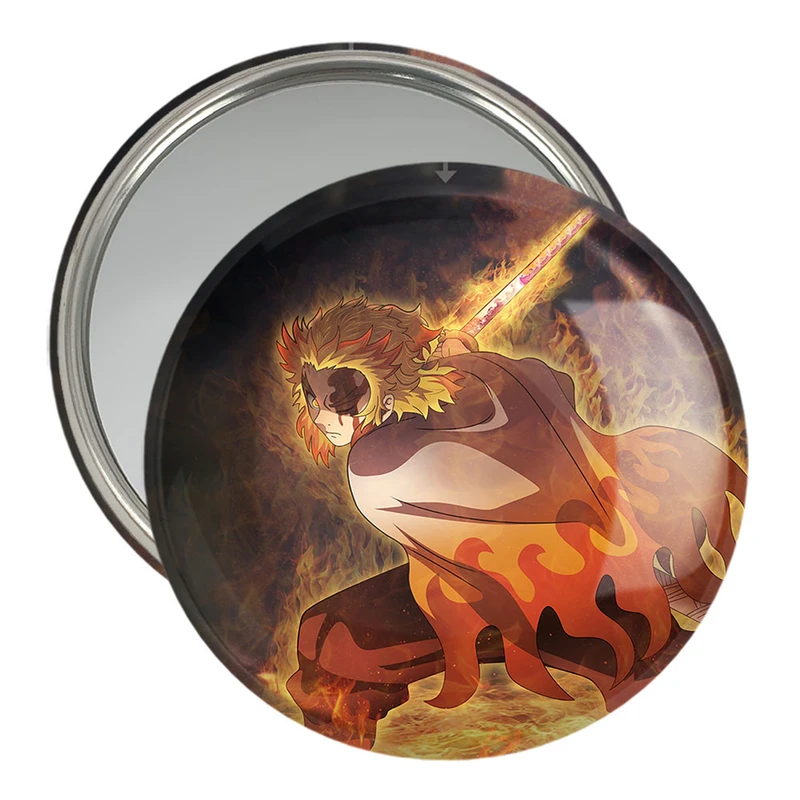 آینه جیبی خندالو مدل رنگوکو کیوجیرو انیمه شیطان کش  کد 11492