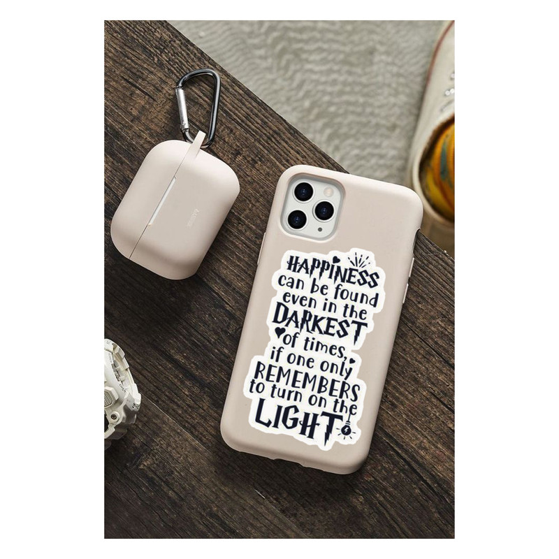 استیکر لپ تاپ و موبایل گوفی طرح متن هری پاتر مجموعه 3 عددی