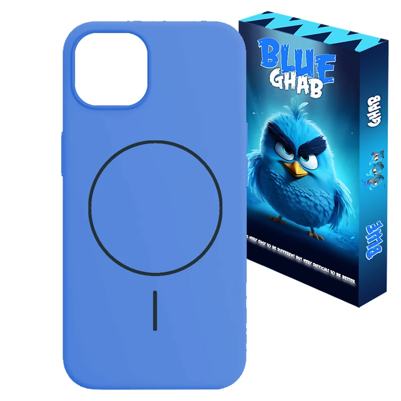 کاور بلو قاب مدل مگسیف سیلیکونی کد O41 مناسب برای گوشی موبایل اپل iPhone 12 / 12 Pro