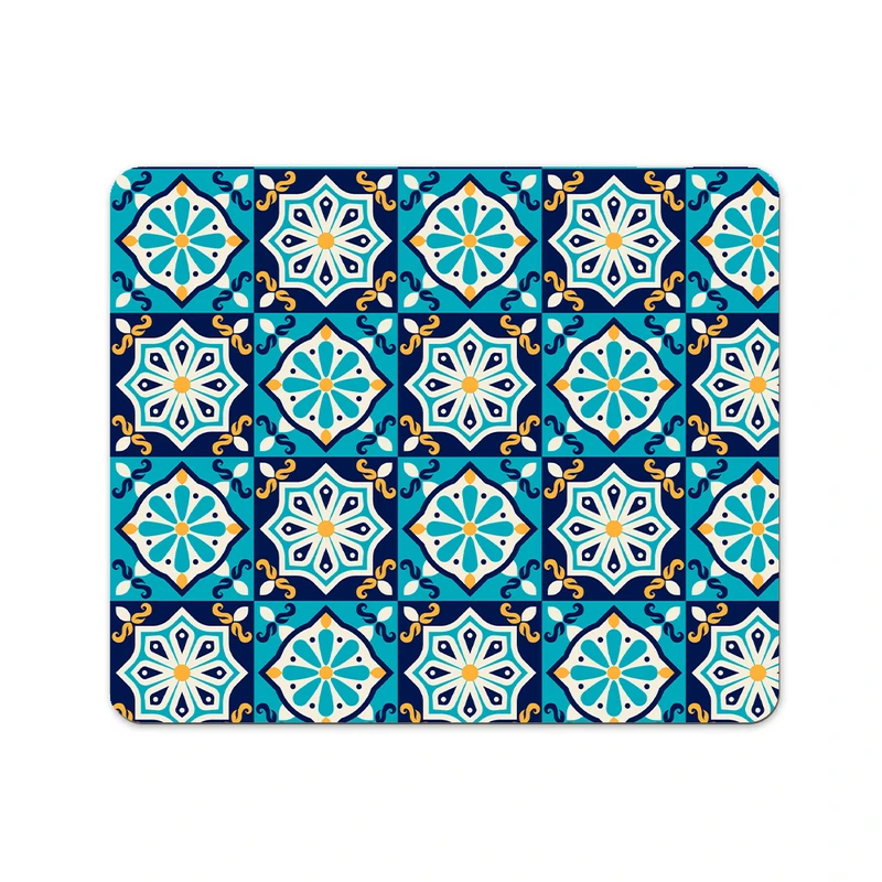 ماوس پد پاد آفرین مدل سنتی بوهو طرح گلیم فرش کد P407 سایز 19*24 سانتی متر