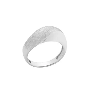 انگشتر طلا 18 عیار زنانه طرح شنی مدل DRCC7-21d