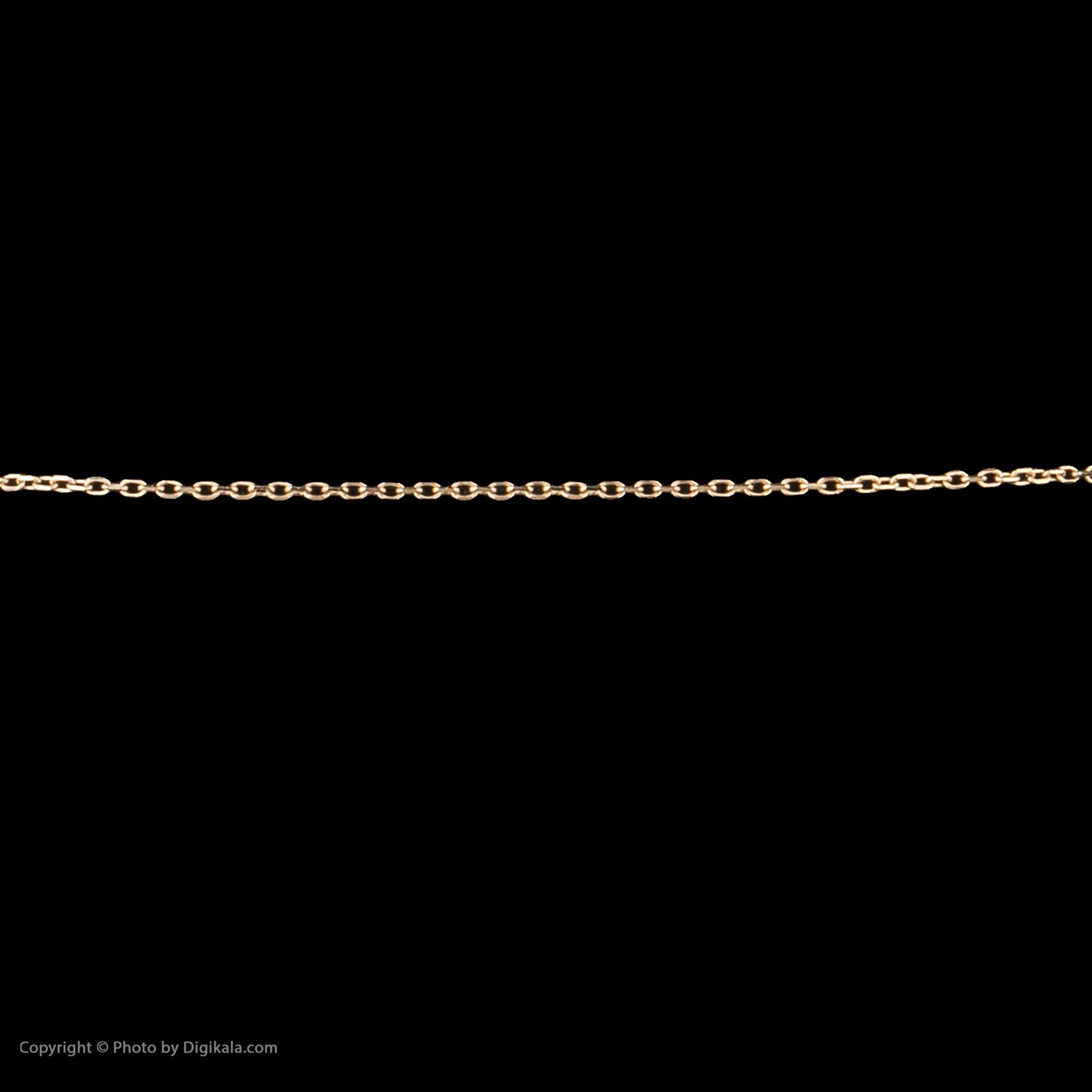 گردنبند طلا 18 عیار زنانه سنجاق مدل X089709 -  - 5
