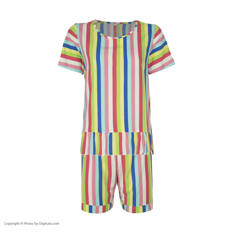 ست تی شرت و شلوارک زنانه مدل af00262
