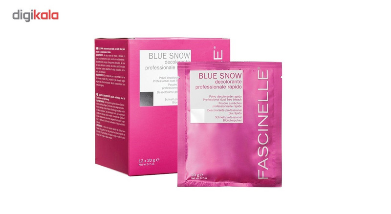 پودر دکلره فشینلی مدل Blue Snow مقدار 12 بسته 20 گرمی پودر دکلره فشینلی مدل Blue Snow مقدار 12 بسته 20 گرمی