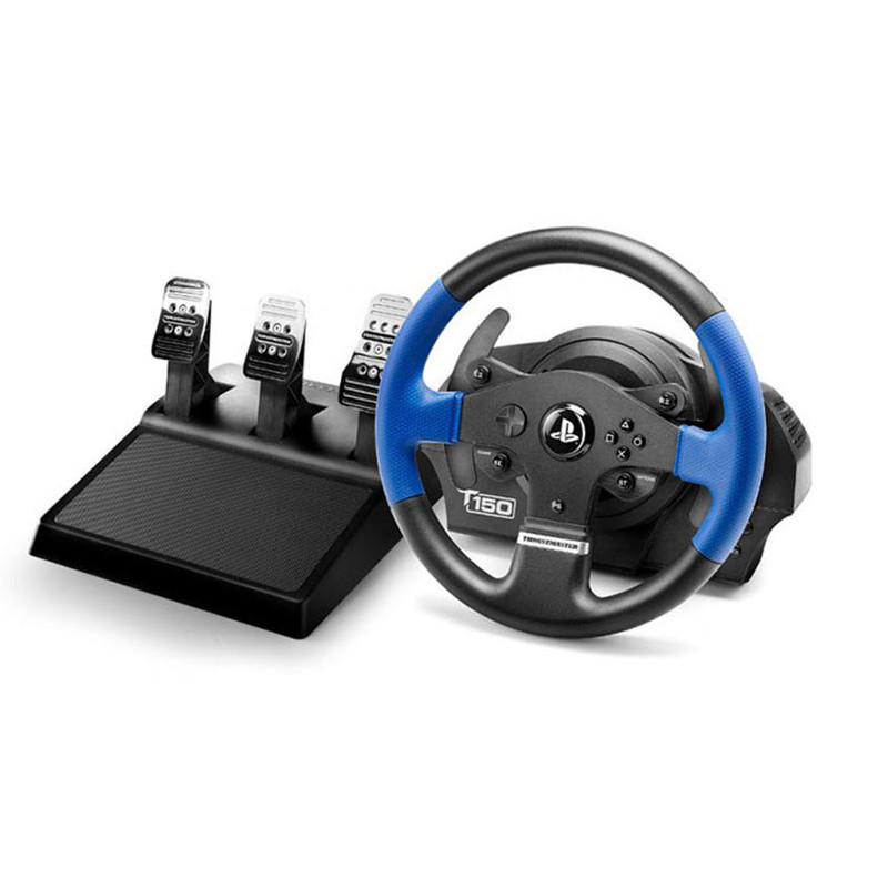 فرمان و پدال بازی تراستمستر مدل T150 Pro Force Feedback