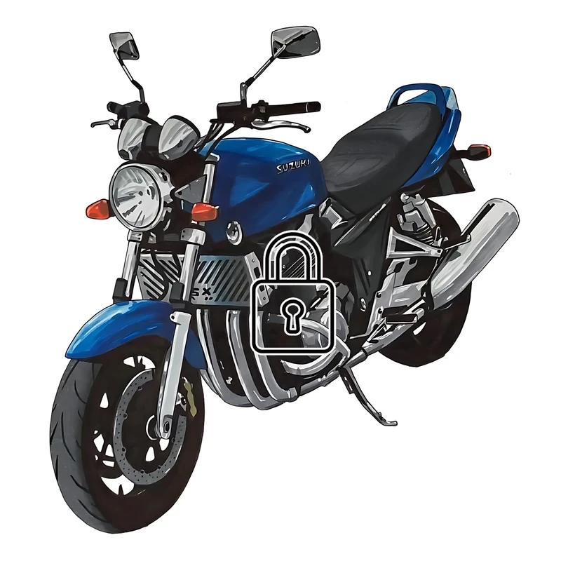 استیکر لپ تاپ مدل موتور سوزوکی کد 2025 